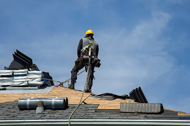 Professional Storm Damage Roof Repair technician working in Gate City, VA